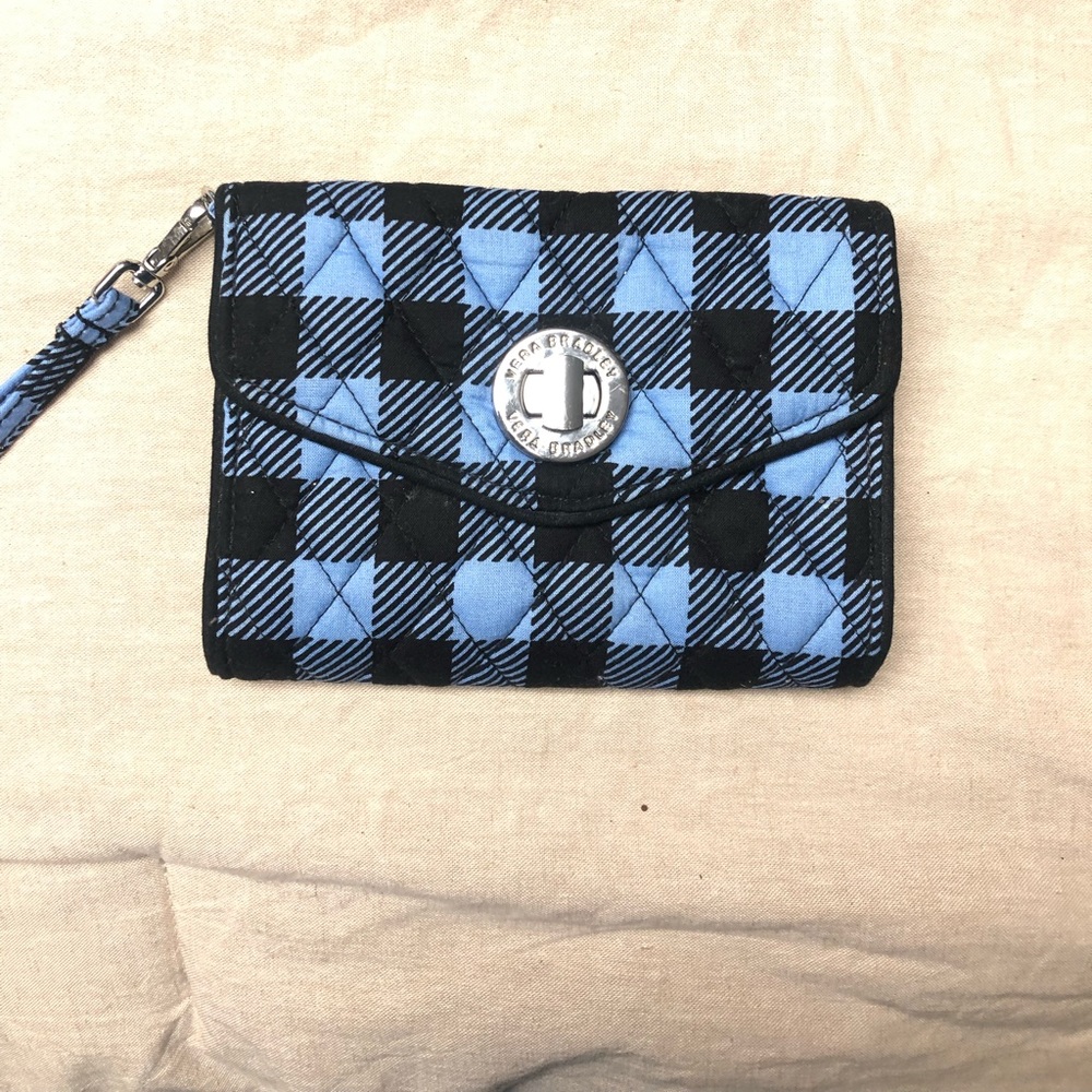 Vera Bradley, blue and black, wallet